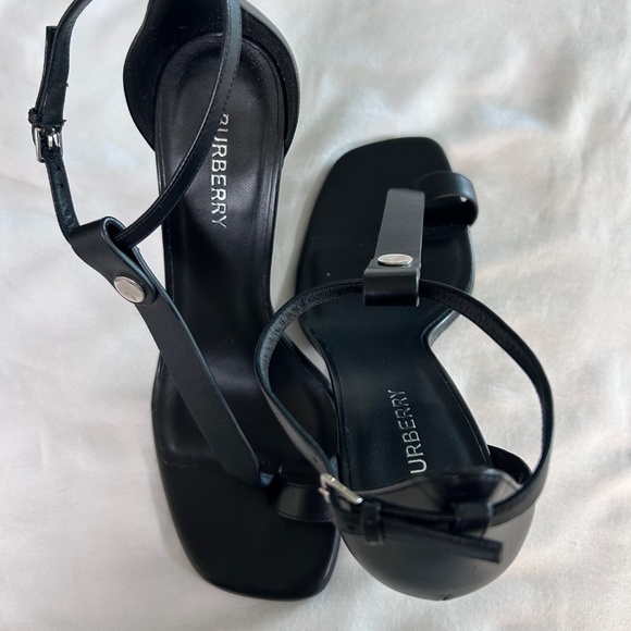 Burberry Open Toe Heeled Sandals - Picture 8 of 10